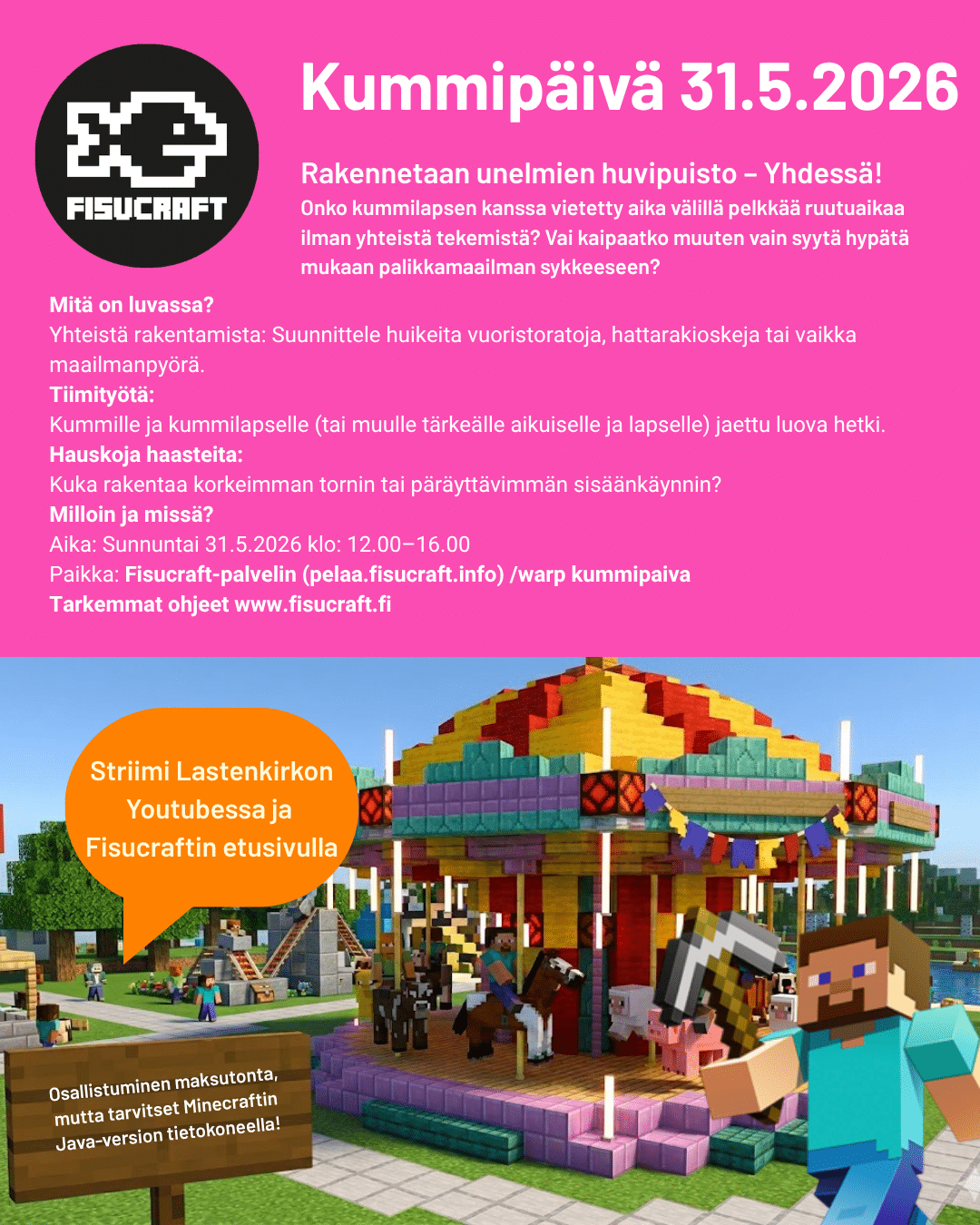 Kummipaiva 31.5.2026 Instagram postaus 45